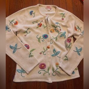 The House of Logan mid-coast Maine boutique embroidered sweater